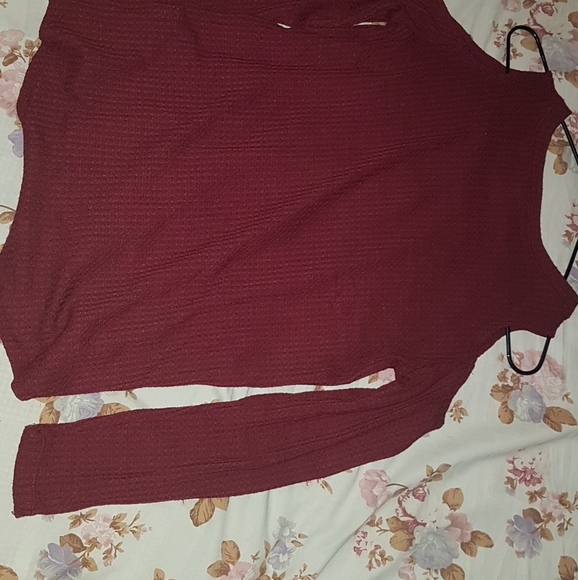 Womens shoulder off long sleeves top - Picture 2 of 3